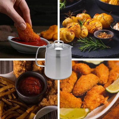FRYPOT South Africa 01 FRYPOT™ Original 3-in-1 Stainless Steel Deep Fryer Pot 2L